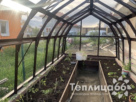 Теплица Рада Нева под стекло, ширина 2.65 метра (Калькулятор теплицы)